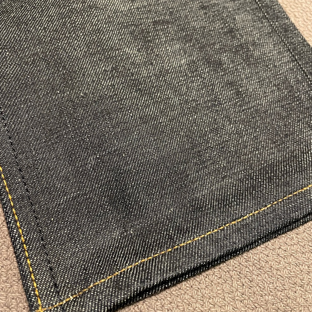 Gustin deep blue indigo #75 Okayama selvedge denim - Picture 3 of 12